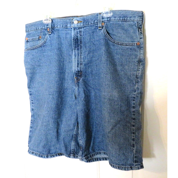 Levi's 550 Vintage Men's Relaxed Fit Denim Jean Shorts Cotton Blue - Size 42 - Picture 5 of 10